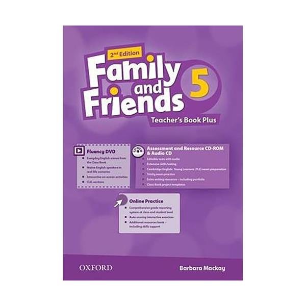 خرید کتاب American Family and Friends 2nd 5 Teachers Book+CD